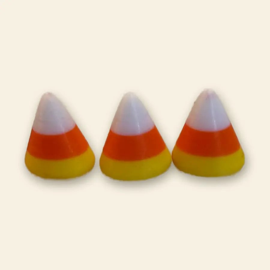 3D-printed candy corn